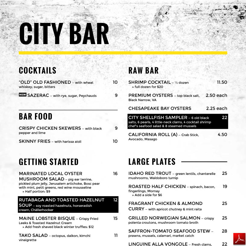 menu design PDF