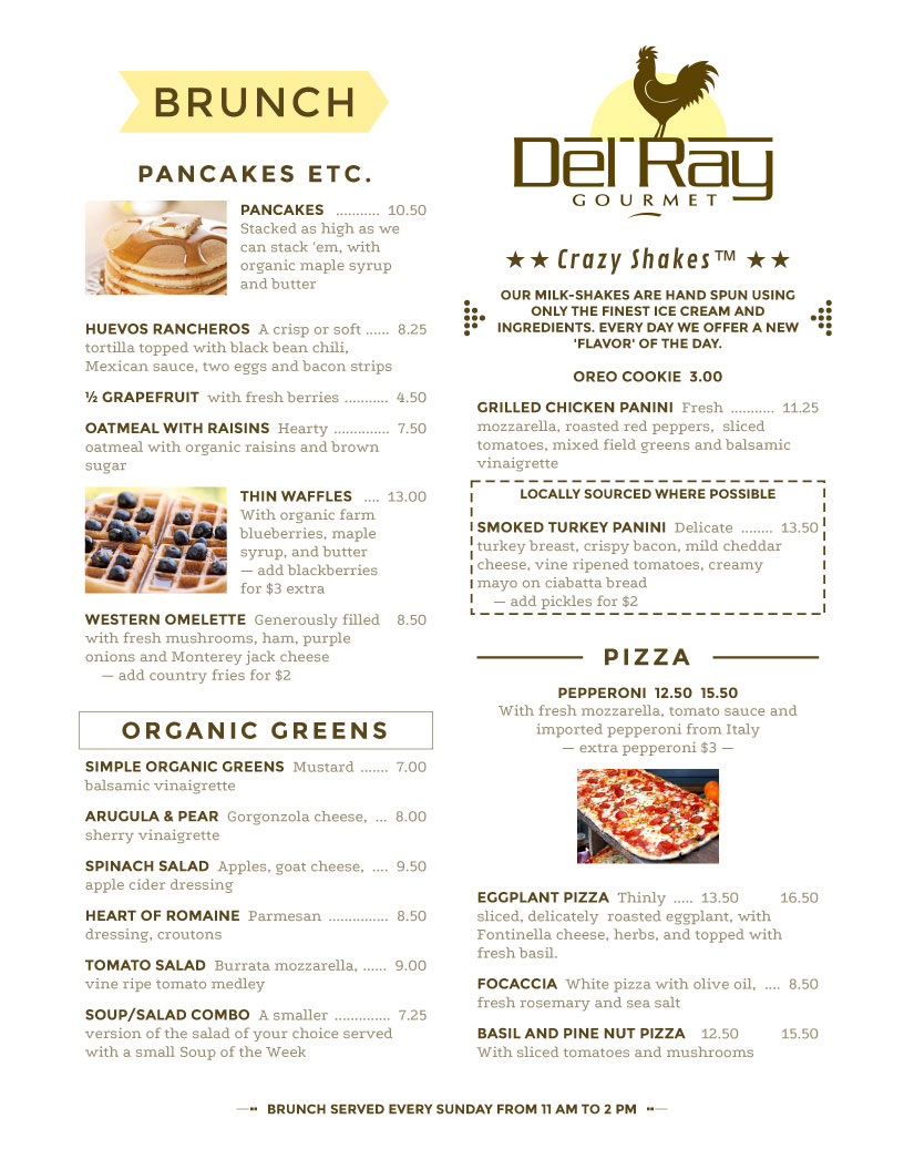 restaurant menu template