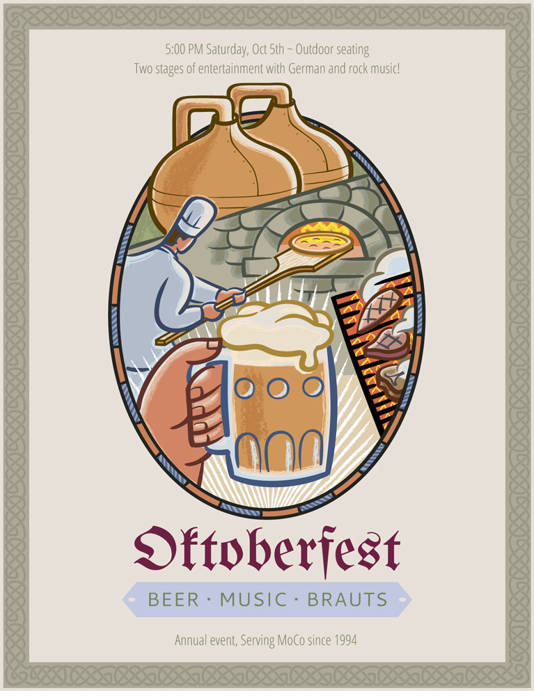 Oktoberfest Menu Flyer