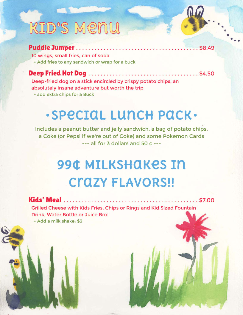 restaurant menu template