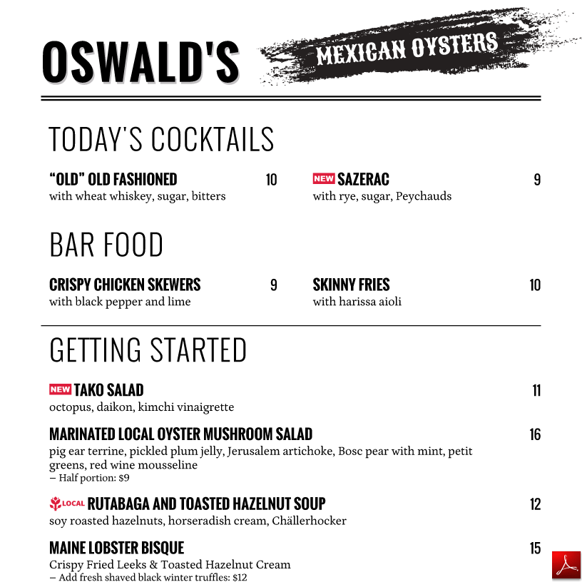 menu design PDF