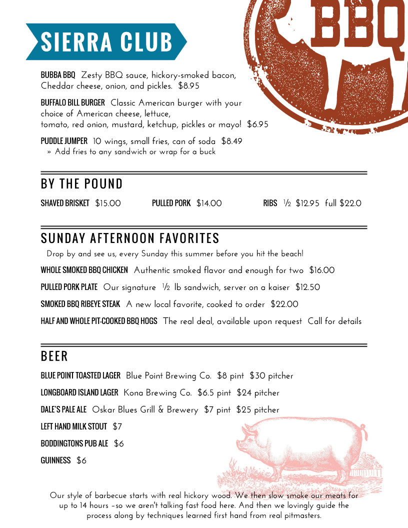 restaurant menu template