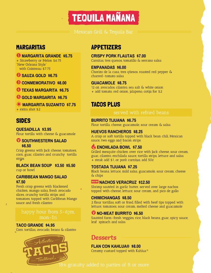 restaurant menu template