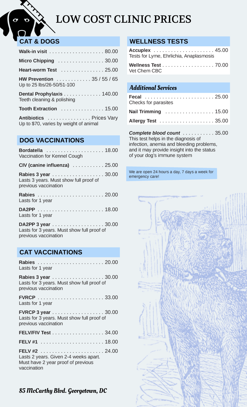 restaurant menu template